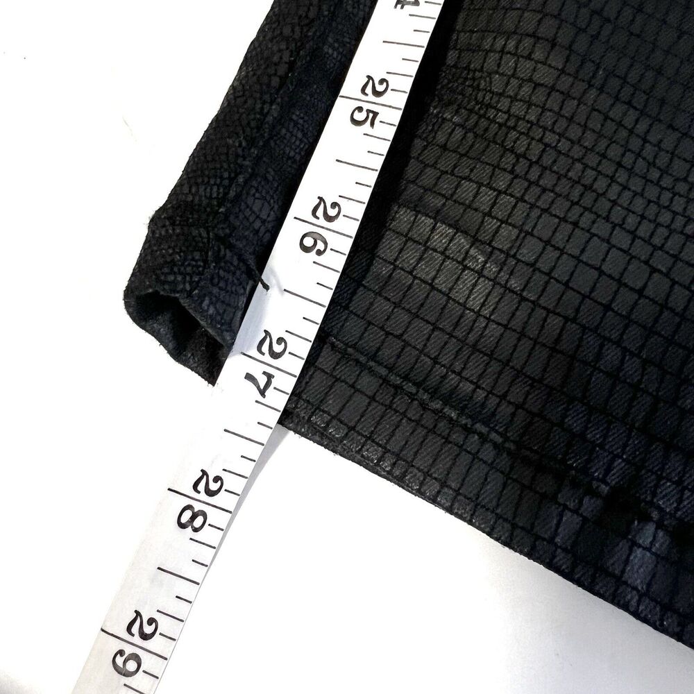 Bevy Flog Sz 30 Shely Drawstring Pants in Black Snake - Picture 9 of 11